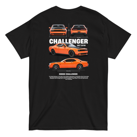 Oversized Dodge Challenger SRT Shirt Unisex